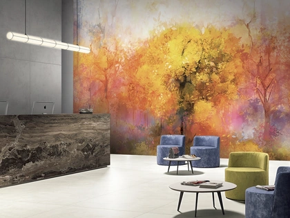 Carta da parati Tree Painting di Adriani e Rossi