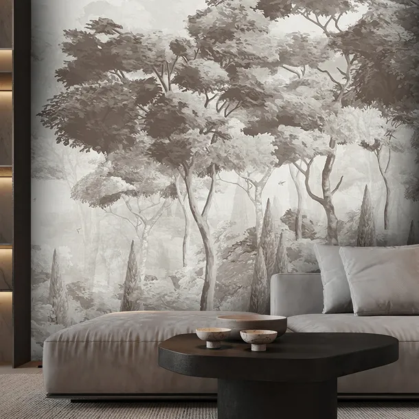 Carta da parati Wallpainting Tree di Adriani e Rossi