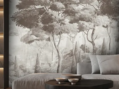 Carta da parati Wallpainting Tree di Adriani e Rossi