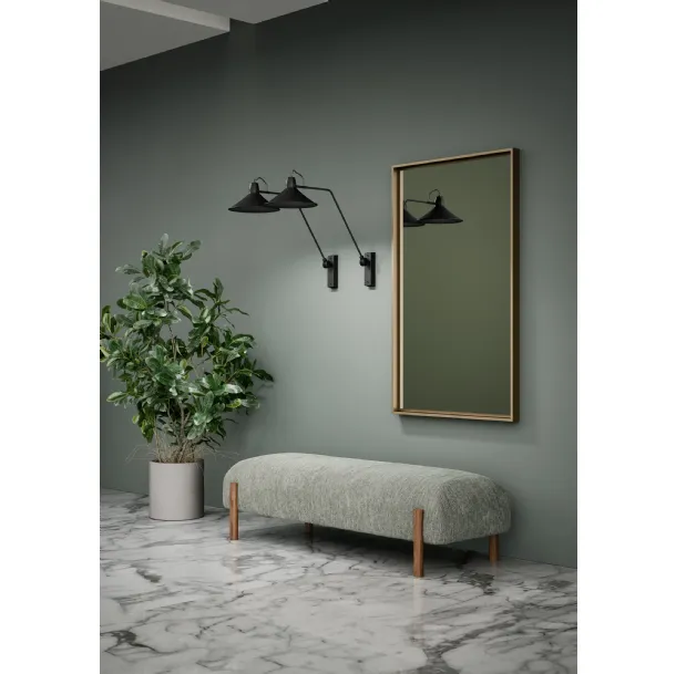 Specchio Odette con cornice in laccato opaco di Novamobili