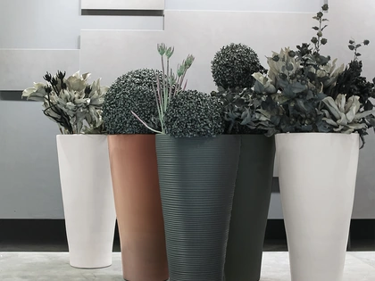 Vaso Cono Metallic di Adriani e Rossi