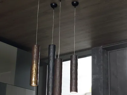Lampada a sospensione in ceramica Candles di Adriani e Rossi