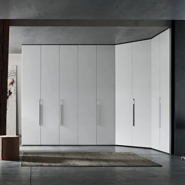 Armadio ad angolo Wall DL106 di Maronese Acf