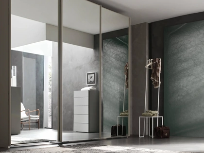 Armadio con anta scorrevole Wall Telaio di Maronese