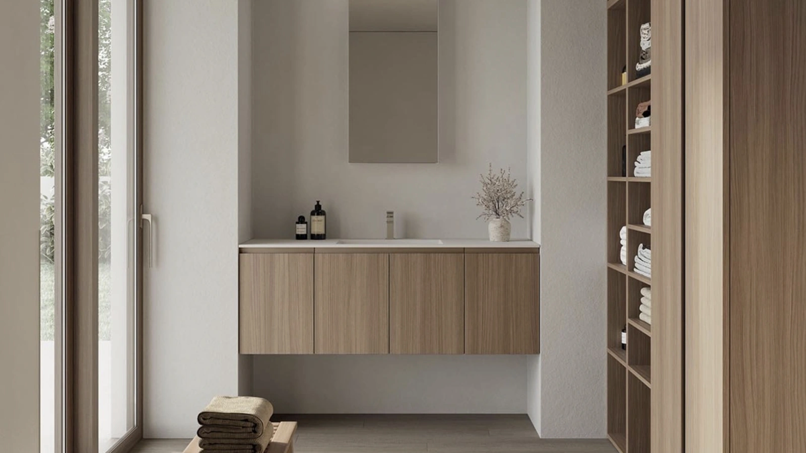 Mobile da Bagno sospeso INK NK011 di Compab