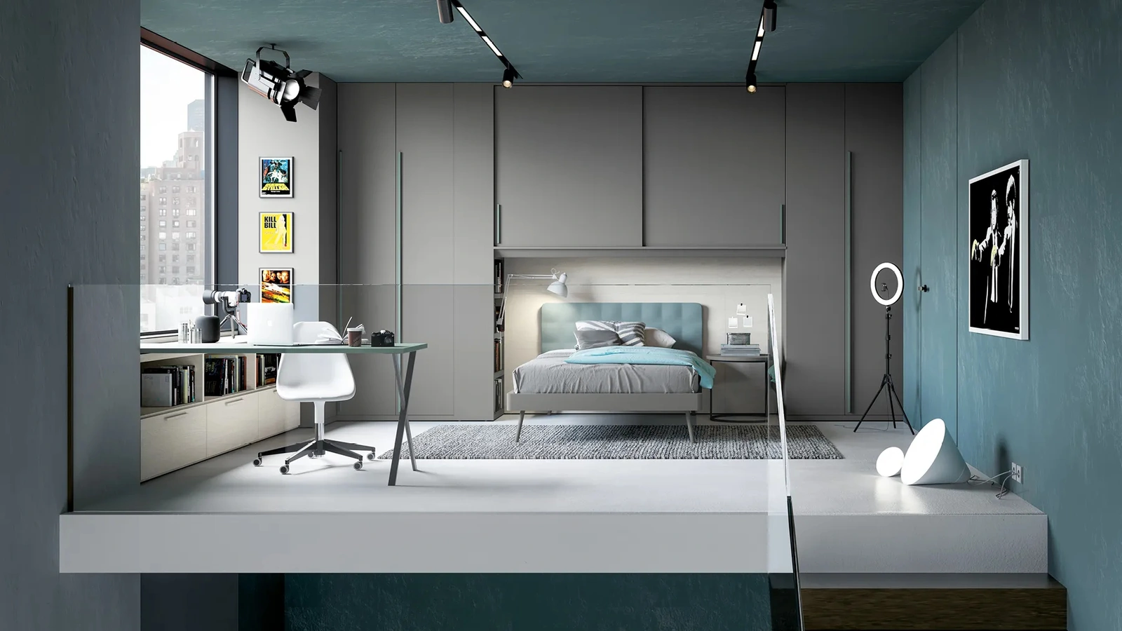 Cameretta a ponte Layout 04B di Doimo Cityline