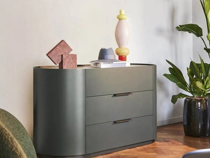 Comò Dedalo 02 Laccato Opaco di Pianca