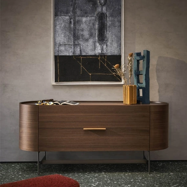 Comò Dedalo 01 in Legno di Pianca