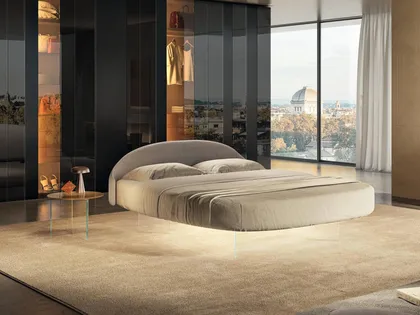 Letto matrimoniale Roundy Air di Lago