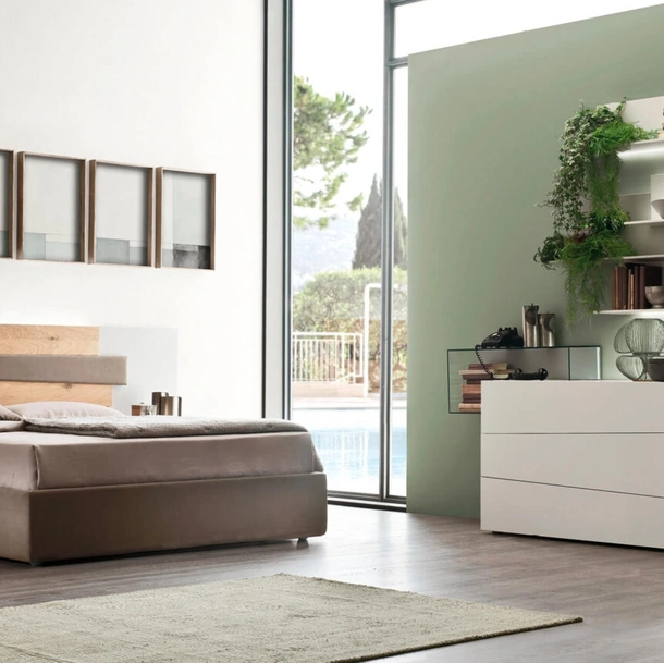 Letto in legno Scudo di Maronese