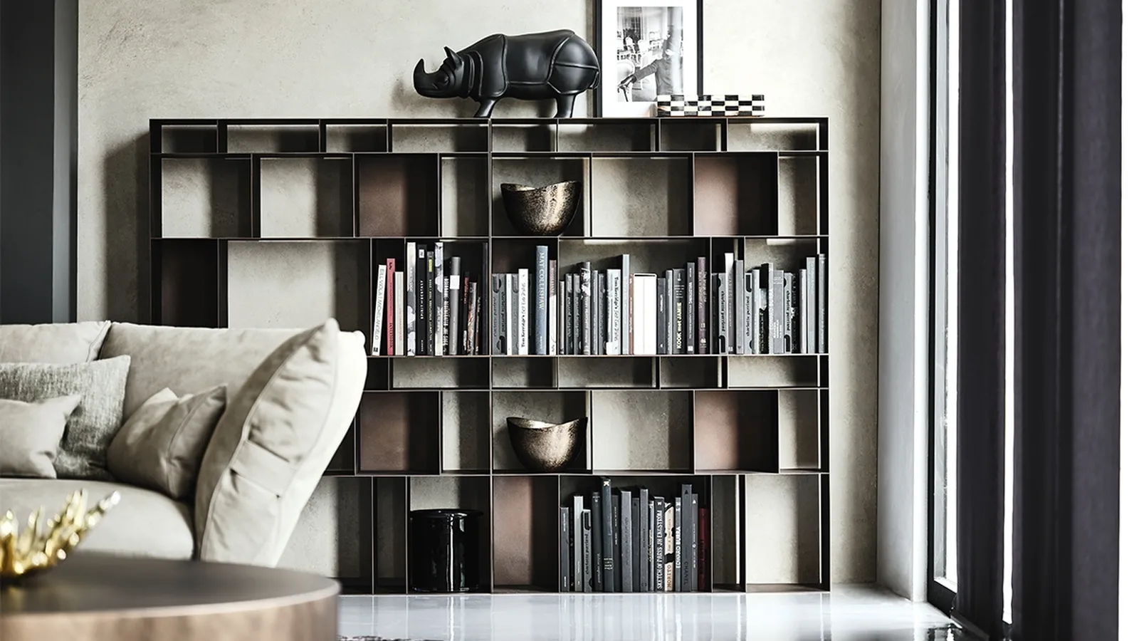 Libreria componibile Latitude di Cattelan Italia