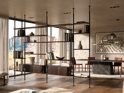 Libreria divisoria Harbour di Cattelan Italia