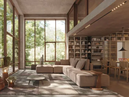 Libreria componibile LV711 di Giessegi
