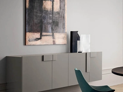 Madia sospesa in laccato opaco Ginevra di Pianca