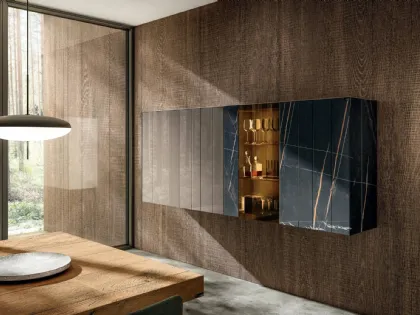Mobile sospeso in vetro NOW 1384 di Lago