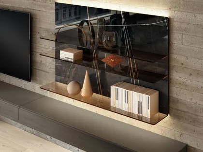 Parete Attrezzata Glasserie 36e8 1398 di Lago