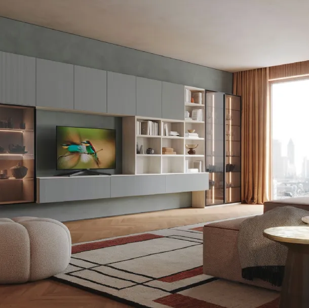 Parete Attrezzata Living LV721 di Giessegi