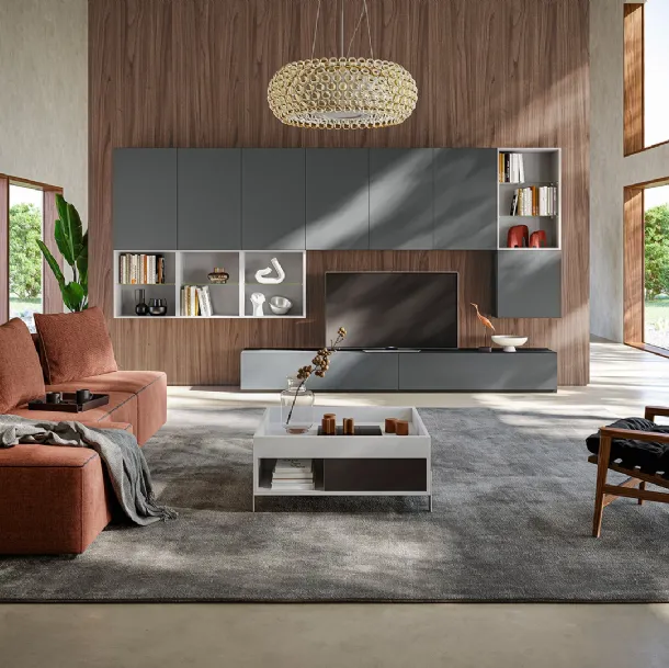 Parete Attrezzata Living LV727 di Giessegi
