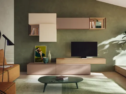 Parete Attrezzata Living LV735 di Giessegi