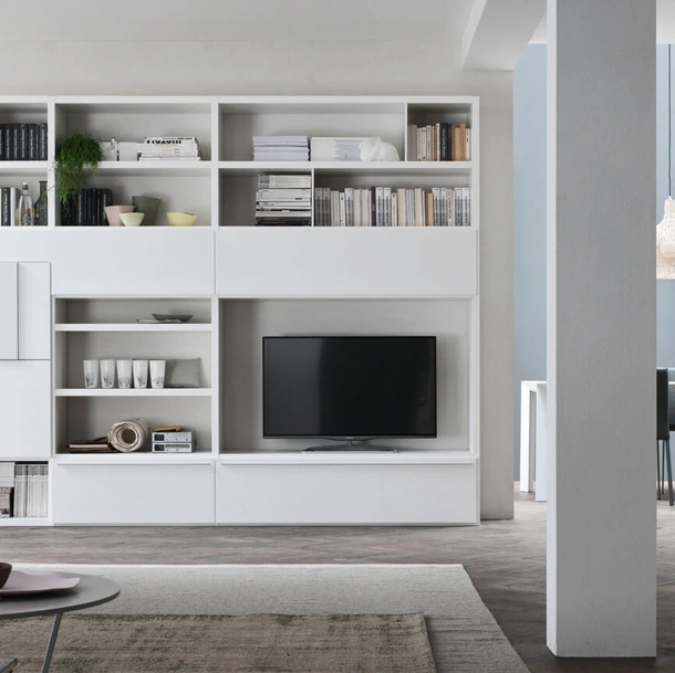 Parete Attrezzata Sistema Spalla Comp SA2214 di Maronese