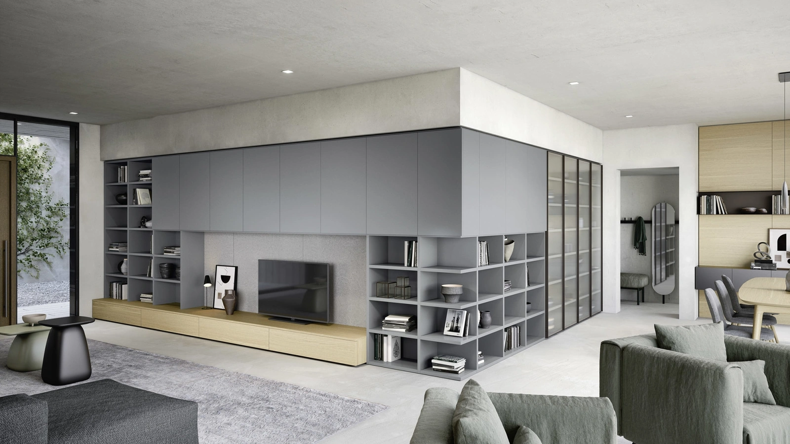 Parete Attrezzata Wall 30 06 di Novamobili