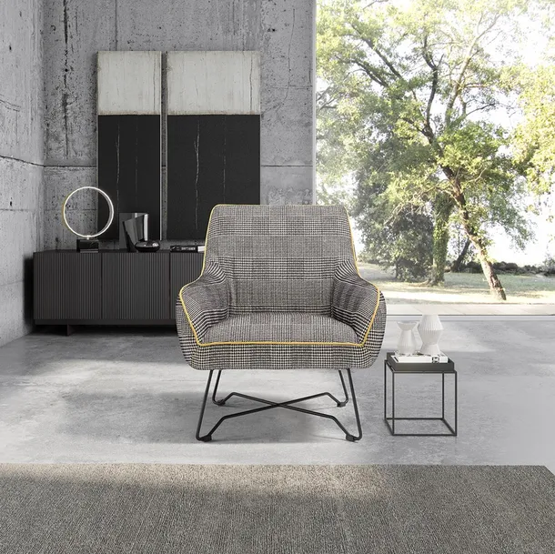 Poltroncina in tessuto Namy di Egoitaliano