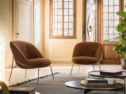 Poltrona in tessuto Ella di Pianca