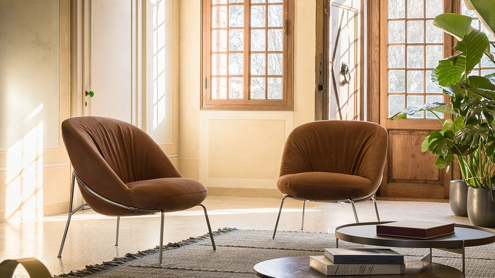 Poltrona in tessuto Ella di Pianca