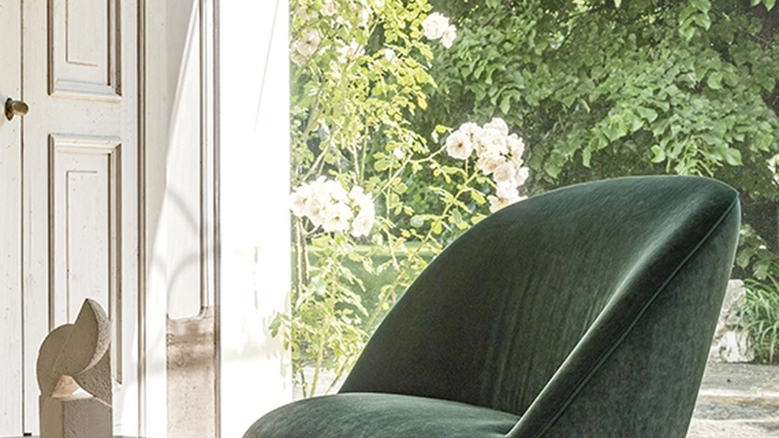 Poltrona in tessuto Ella di Pianca