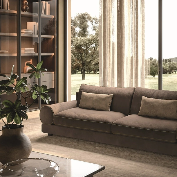 Divano lineare Dorian di Pianca