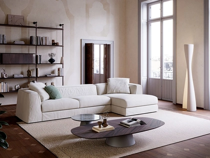 Divano con penisola Mykonos di Cattelan Italia