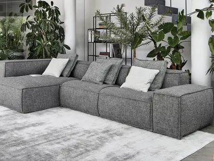 Divano con penisola Peanut BX di Bonaldo