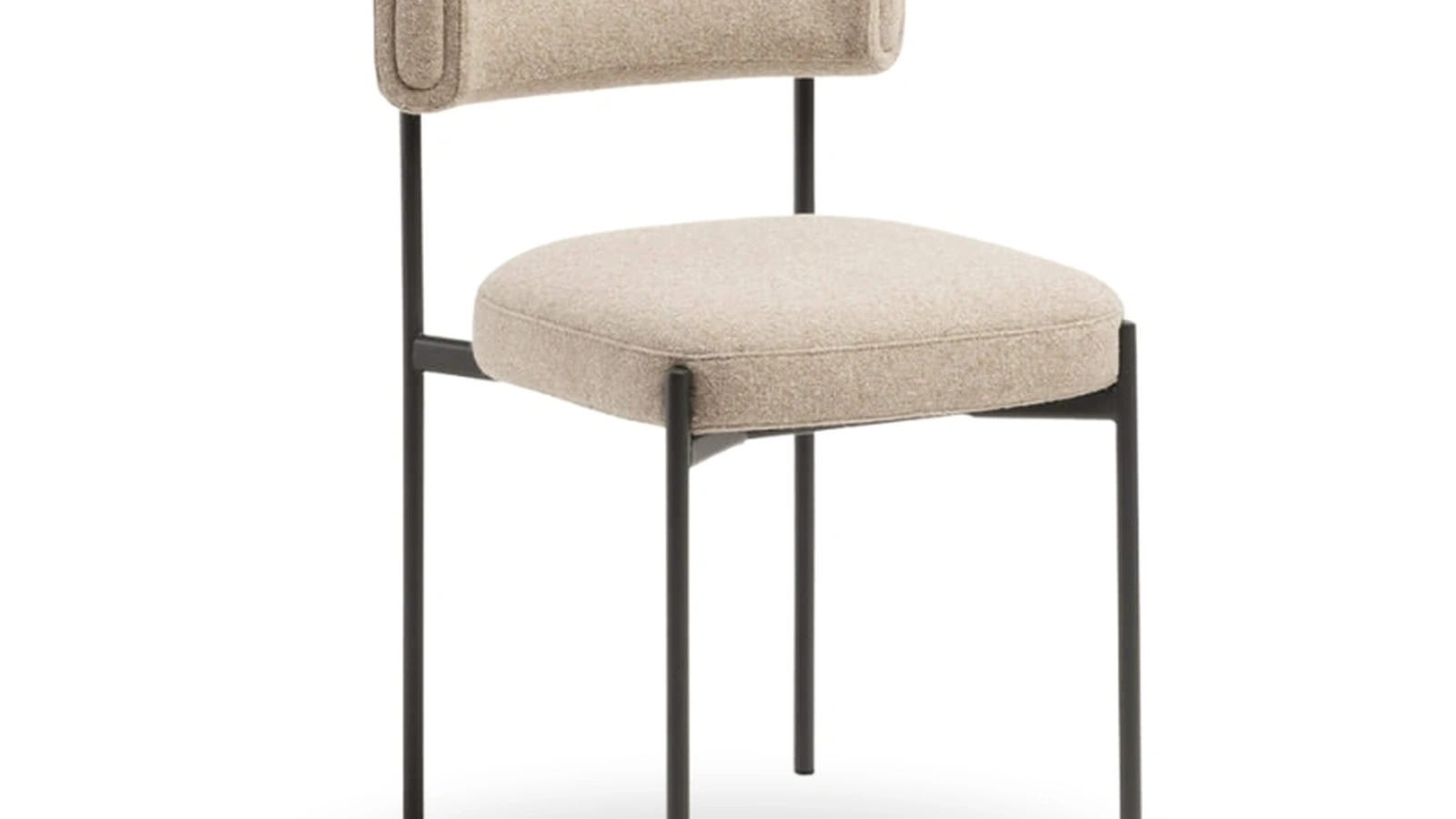 Sedia Amelie in tessuto imbottito di Midj