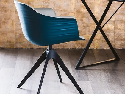 Sedia in poliuretano morbido Indy di Cattelan Italia