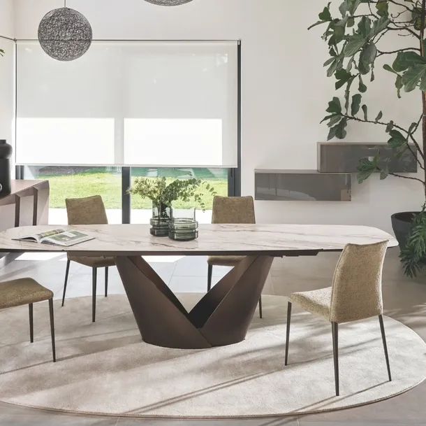 Sedia imbottita Fay di Calligaris