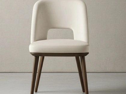 Sedia in pelle Foyer di Calligaris