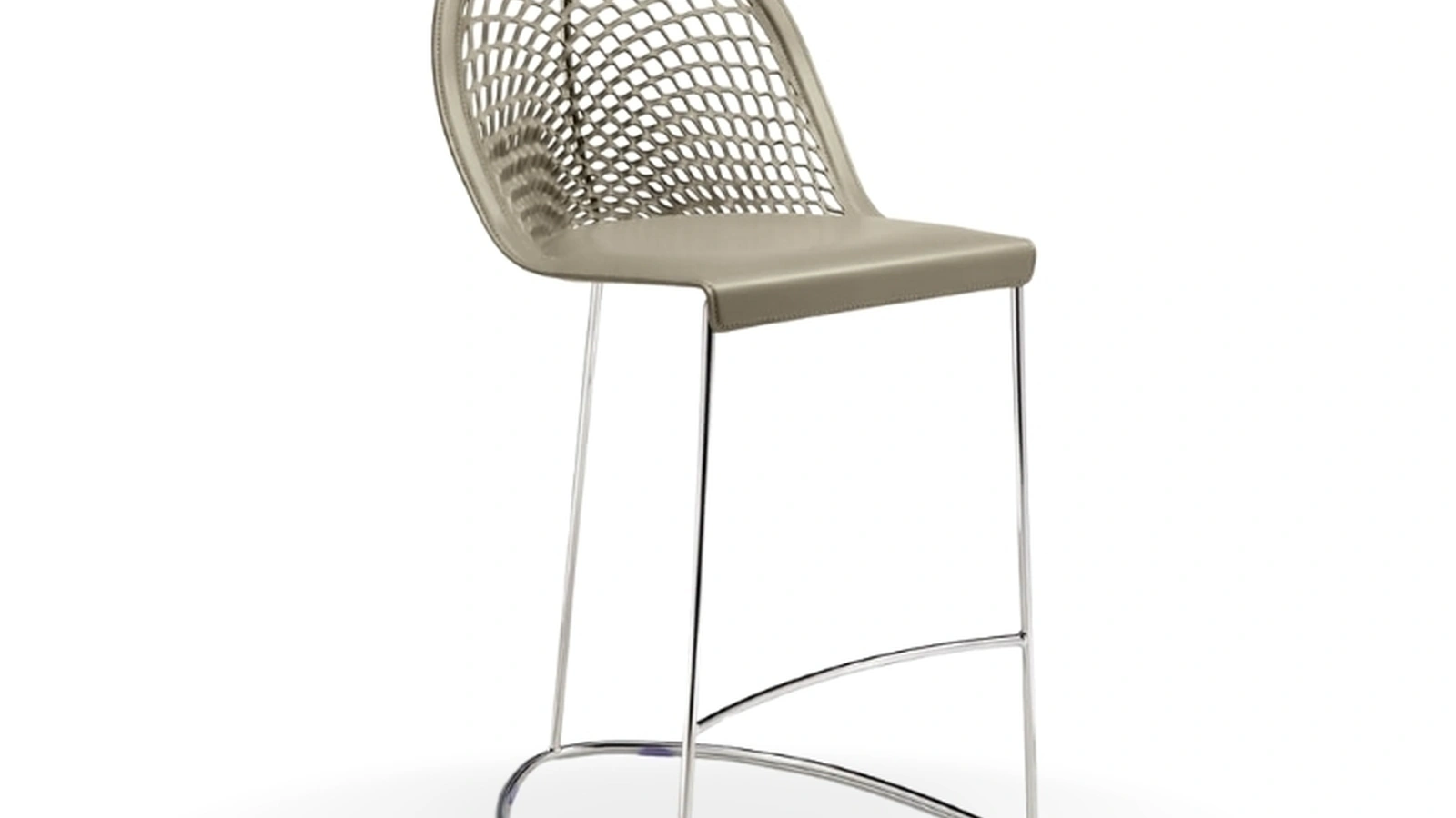 Sgabello in cuoio Guapa di Midj