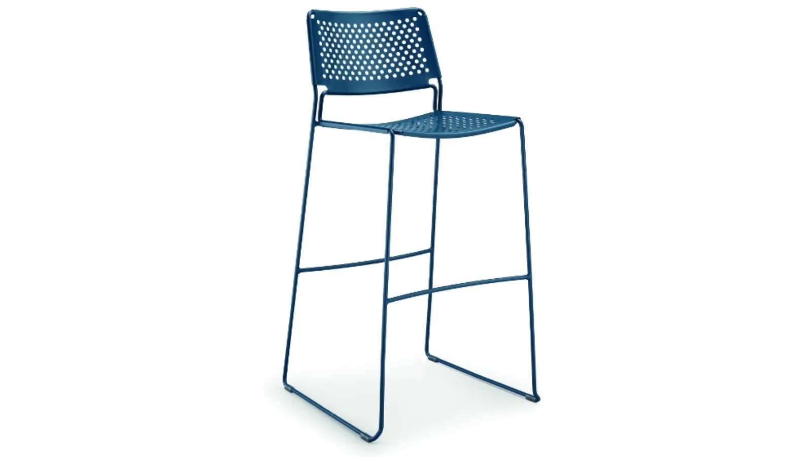 Sgabello Slim in metallo di Midj