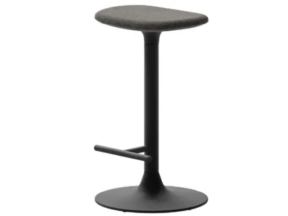 Sgabello Spool in tessuto con struttura in metallo di Veneta Cucine