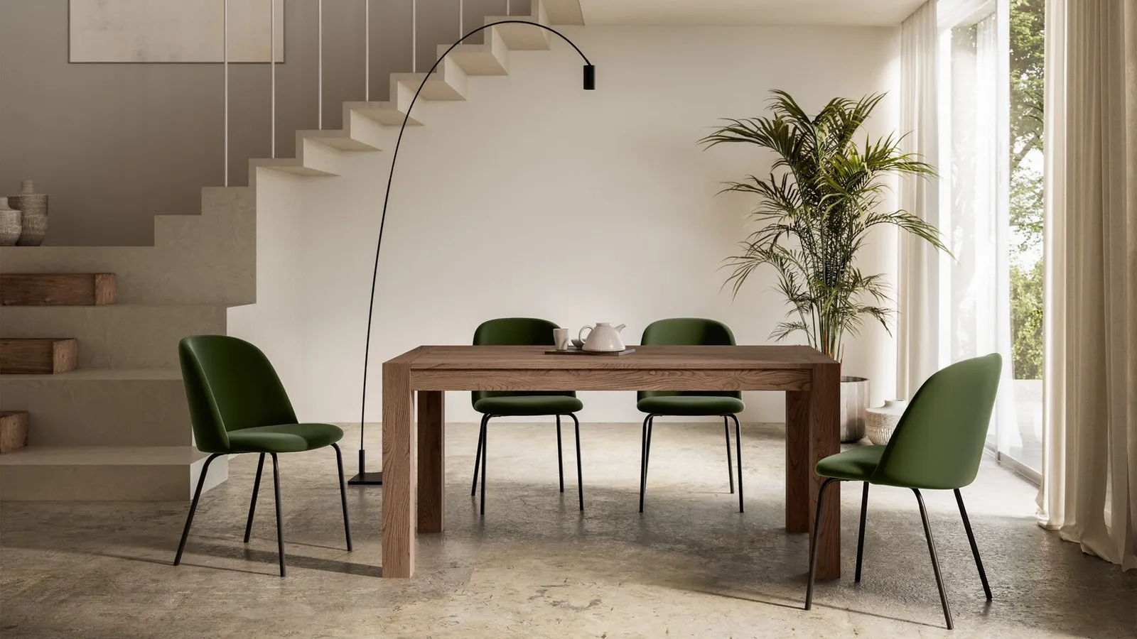 Tavolo allungabile in legno Asia di Arredo3