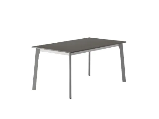 Tavolo Crono con piano in laminato e struttura in metallo di Veneta Cucine