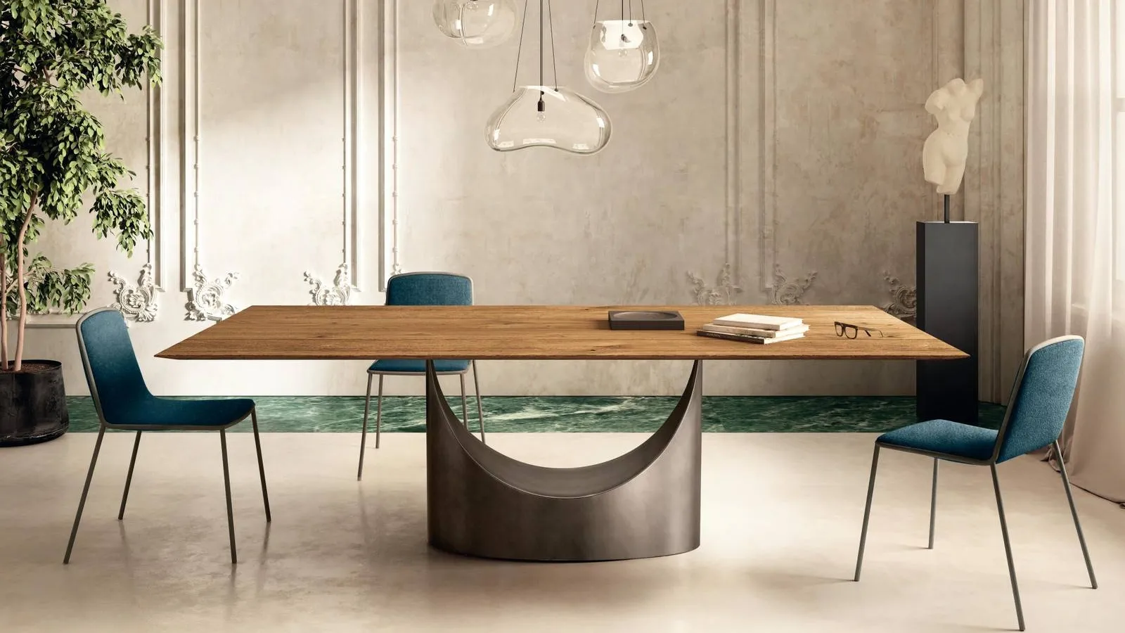 Tavolo in legno U 2490W di Lago