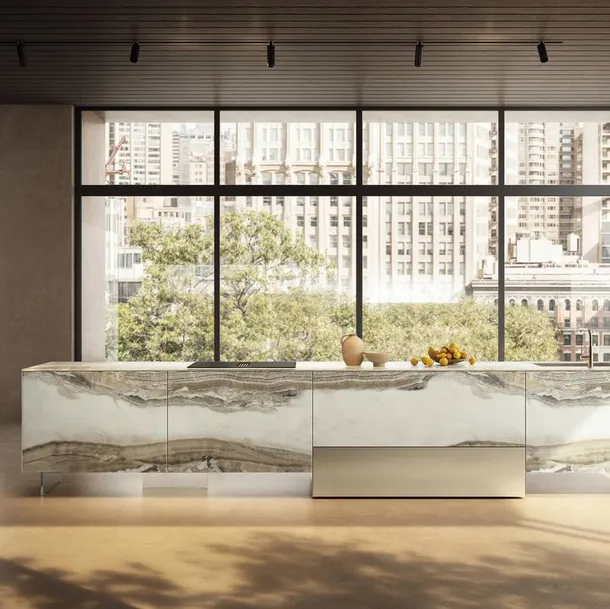 Cucina Design con isola 36e8 Project 2815 di Lago
