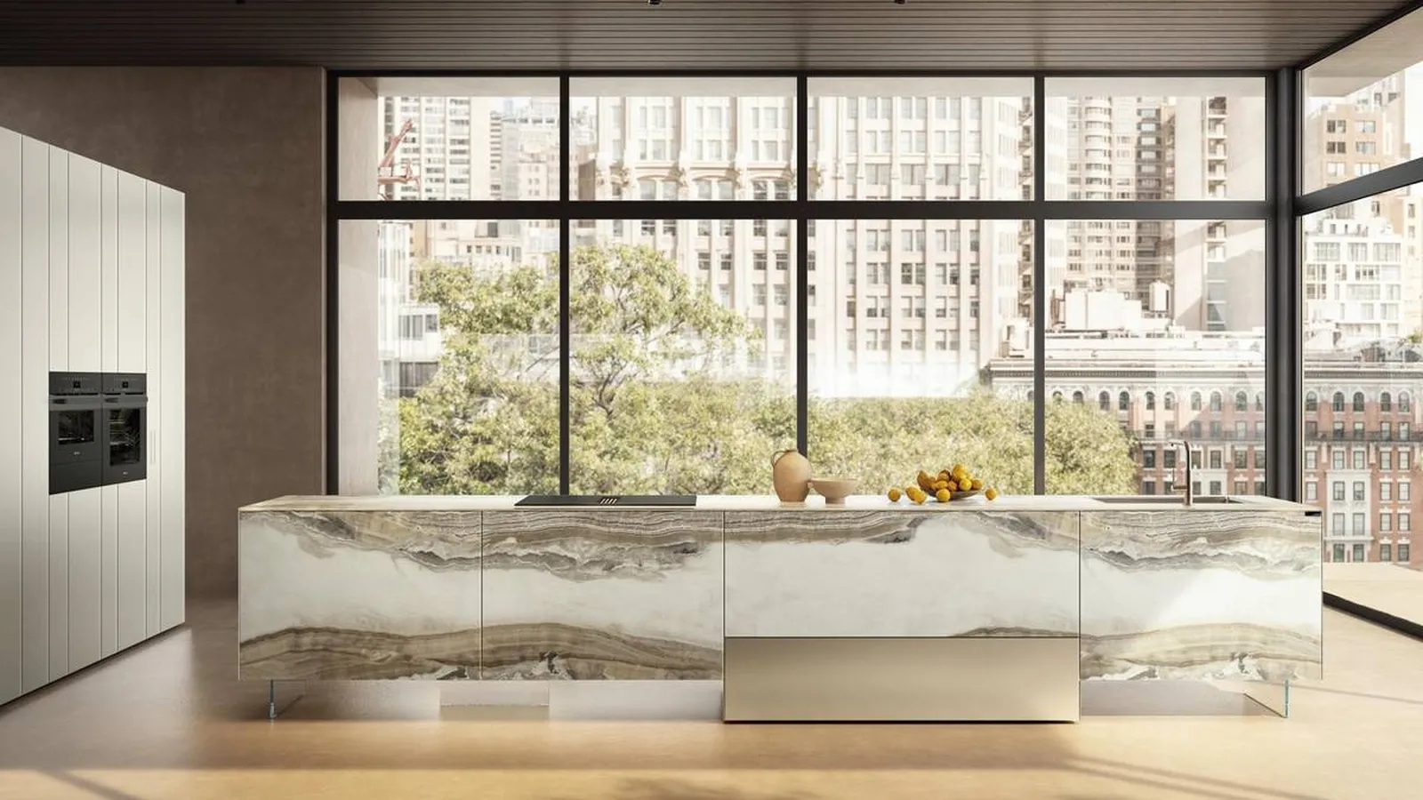 Cucina Design con isola 36e8 Project 2815 di Lago