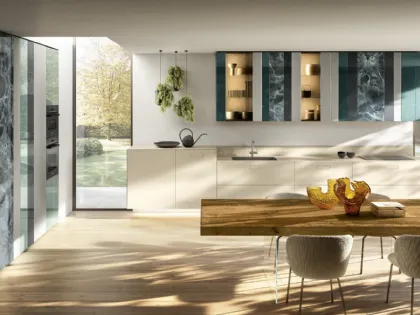 Cucina Design ad angolo NOW Project 2831 di Lago