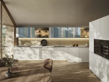 Cucina Design ad angolo NOW Project 2833 di Lago
