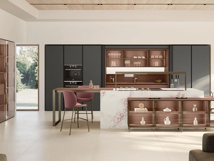 Cucina Moderna con isola Lounge 01 di Veneta Cucine