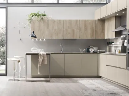 Cucina Moderna angolare Lounge 09 di Veneta Cucine