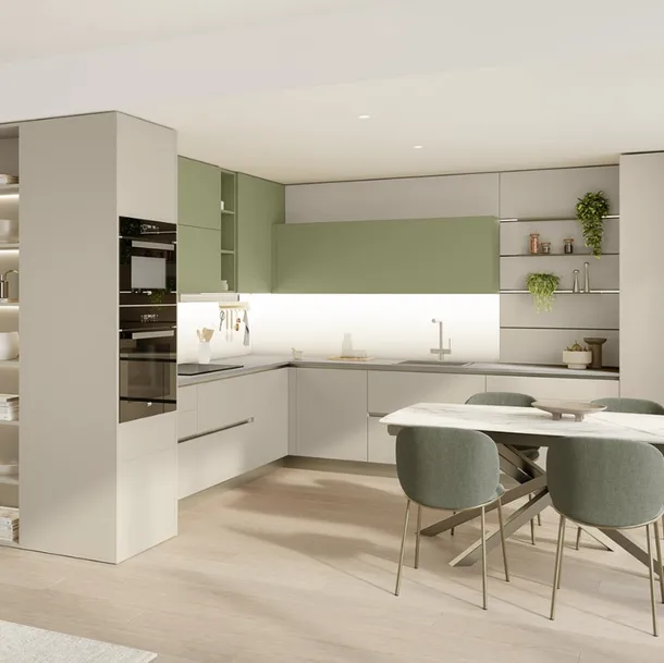 Cucina Moderna angolare Start-Time 10 di Veneta Cucine