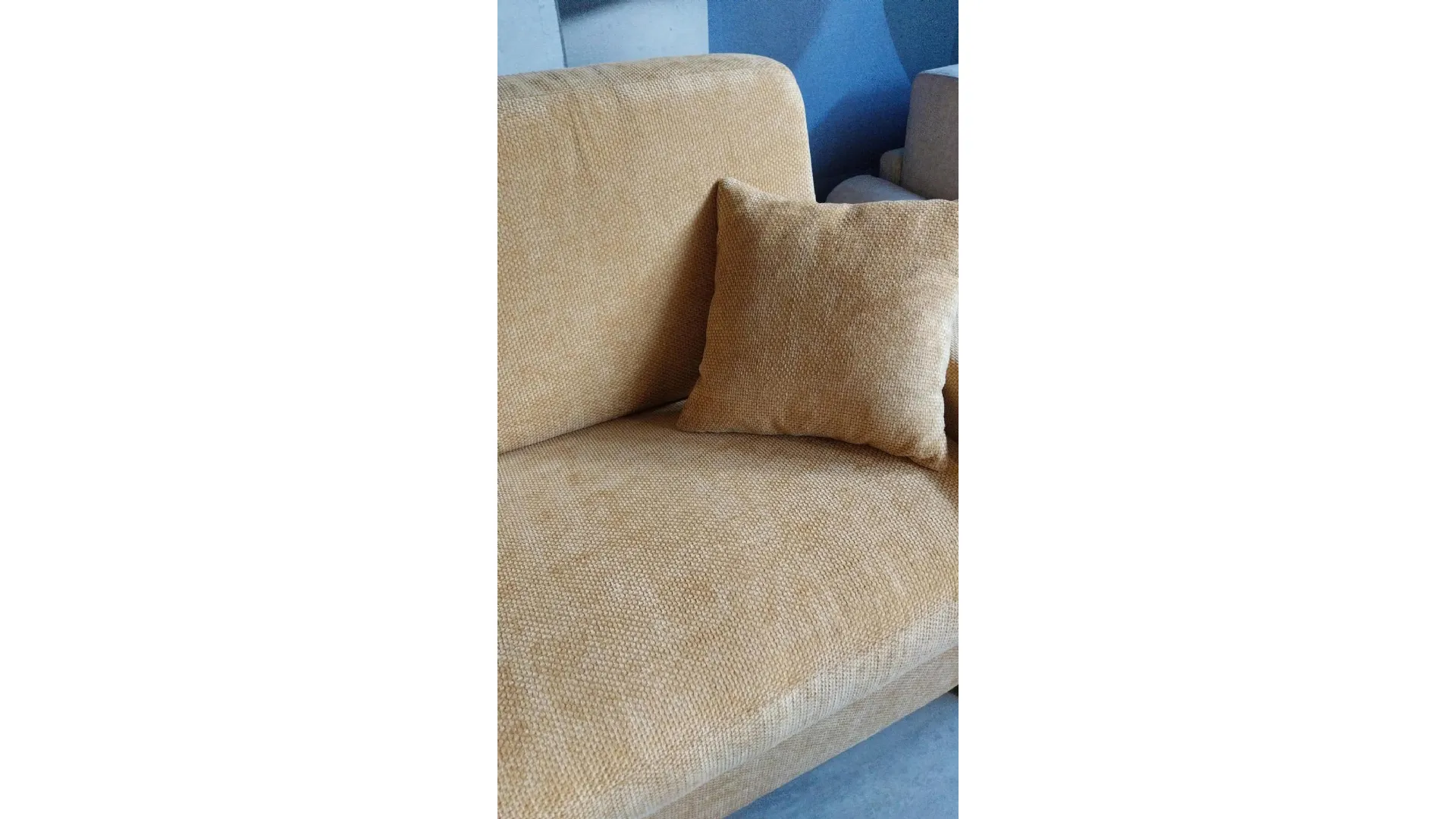 Divano letto senape